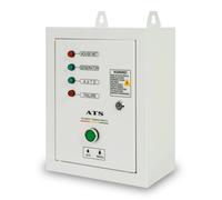 EBERTH ATS Automatique jusqu'à 15kW, 3 phases, 400V, Commutateur de transfert automatique, interrupteur de transfert automatique pour groupe électrogène, pour réseau domestique, 1,5m de câble inclus