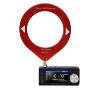 ATS MINI PRO 1.9 pouces SI4732 Mini Radio de poche 0.5-108mhz LSB USB AM FM Radios HF SW MW VHF récepteur Radio toutes bandes avec antenne Red Ring Antenna