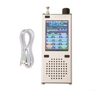 ATS200 Radio SSB toutes bandes avec convertisseur de fréquence aéronautique FM AM LSB Réception USB 6,1 cm Écran tactile RDS Audio haute fidélité Coque en alliage d'aluminium CNC Antenne intégrée 820