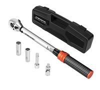 ATsafepro Cle Dynamometrique 3/8, Clé Dynamométrique Voiture (6 kit) 10-60 Nm, 72 dents avec Douille Bougie 14mm 16mm,Tige Dextension de Douille Universelle
