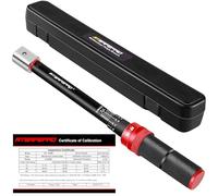 ATsafepro Clé dynamométrique réglable 5-60 Nm, 9 × 12 mm, clé dynamométrique interchangeable pour mini split CVC, système de réfrigération, vélo moto et entretien de voiture