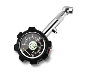 ATsafepro Manometre Pression Pneu,Manomètre de des pneus 4 bar 60 psi certifié ANSI B40.1 précis avec grand cadran lumineux 1.5'', mécanique professionnel pour moto, voiture