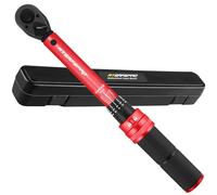 ATsafepro Petite ynamométrique À Clic 1/4" 3-25 Nm, Double Sens Rotation 72 Dents, Outil Réparation Vélo Et Moto