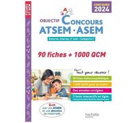 Atsem-Asem Externe, Interne, 3e Voie, Catégorie C - 90 Fiches + 1 000 Qcm