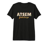 Atsem Fabuleuse Assistante École Maternelle Super Atsem T-Shirt Haut de Gamme
