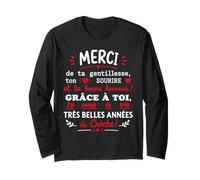 Atsem Merci De Ta Gentillesse Humour Fin d'année Crèche Manche Longue