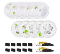 ATSGJLZN Lot de 10 filtres pour fontaine à chat Petkit Eversweet Solo SE/Solo 2/3 Pro/3/2S avec 10 filtres éponges, système de filtration quadruple 3.0