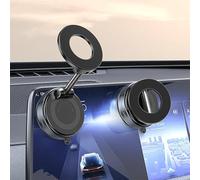 ATSHARK Support Magnétique pour Téléphone, Fixation à Ventouse Compatible MagSafe, Forte Adhérence Magnétique, Design Réglable Multi-Angle, Support Portable pour Voiture & Bureau pour iPhone & Android