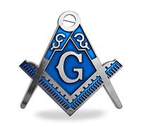 AtSKnSK Autocollant de voiture franc-maçonnique carré de voiture franc-maçonnique