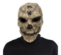 Atsmoce Masque de Tête de Mort Complète d'horreur en Latex, Mask Fantôme, Masque Démon Horreur, accessoires effrayants pour Halloween, carnaval