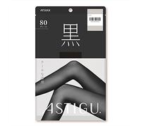 Atsugi Astigu Tights Pure Black Tights 80 Denier Size M - L - 16 Deep Black (Green Tea Set)