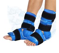 Atsuwell Lot de 2 sachets de glace réutilisables pour les blessures aux chevilles, pour soulager les douleurs aux pieds, fasciite plantaire, récupération après une opération, cheville, repose-pieds