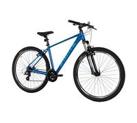 ATTABO Alpe 1.0 Vélo pour Homme avec Cadre en Aluminium 19" Guidon Ergonomique V-Brake Bleu VTT avec Roues de 29" avec Accessoires, Selle réglable, dérailleur à 21 Vitesses