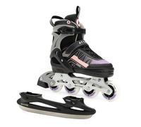 ATTABO Bladeroll Patins à Glace pour Enfant - Longueur réglable, roulements de qualité supérieure, Patins interchangeables, Confort et sécurité en Plein air