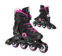 ATTABO Cyclone Fitness Rollers pour Femme Taille 36-42 EU ABEC-7 Roues PU 82A Coque TPR Semi-Dure Frein Confort Stabilité Triple Ajustement Matériaux durables Couleur Noir/Rose