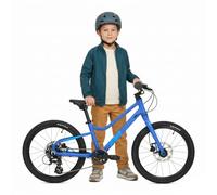 ATTABO Ease Vélo pour Enfant de 50,8 cm pour Enfants de 6 à 9 Ans, Cadre léger en Aluminium, dérailleur à 7 Vitesses, Freins à Disque hydrauliques