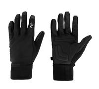 ATTABO - Gants De Cyclisme Coupe-Vent Thermiques Tactiles - Respirants Isolés Doigts Longs avec Détails Réfléchissants, Paume Adhérente Et Poignet Élastique - Taille M - Noir