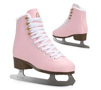 ATTABO Isla Patins à Glace pour Femmes, Rose, Taille 38