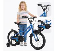 ATTABO Knack 16 - Vélo pour Enfant 16" - Cadre en Aluminium léger - pour Enfants de 5 à 7 Ans (110-120 cm) - avec Roues stabilisatrices et Freins en V