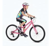 ATTABO Knack 24 - Vélo pour Enfant (7 à 11 Ans) avec Cadre en Aluminium léger (Seulement 10 kg), Roues de 24 Pouces, Fourche en Acier, pour Une Taille de 120 à 145 cm, Guidon Ergonomique, idéal pour