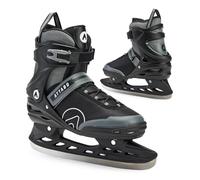 ATTABO Patins de Loisirs pour Homme Tore Couleur Noir Taille 45 UE Patins pour Débutants Fermeture à Boucles et Velcro Soutien Ferme de la Cheville Lame Durable en Acier Inoxydable