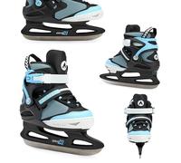 ATTABO Patins Multi-Tailles de Loisirs pour Garçon Zolo Couleur Bleu Taille 26-31 UE Patins Réglables pour Débutants Fermeture Velcro et Boucle Ajustement Libre de la Longueur