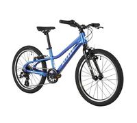 ATTABO Rash 20 Vélo pour enfant de 5 à 9 ans avec cadre en aluminium léger, roues de 20", dérailleur Shimano 8 vitesses, pour une taille de 110 à 135 cm, ergonomique, stable, tout-terrain, bleu