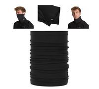 ATTABO - Tour De Cou De Cyclisme Bande Multifonctionnelle - Coupe-Vent Respirant Thermique Tube Pour Route Et Sentiers, Sous-Casque Cache-Visage Écharpe Snood - Noir