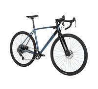 ATTABO Vélo Gravel GRADO 2.0 avec Cadre Aluminium 54 cm Guidon Ergonomique Frein à Disque mécanique Vélo TEKTRO Bleu avec Roues 28" avec Accessoires Selle Ajustable 10 Vitesses Dérailleur