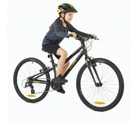 ATTABO Vélo pour Enfants 7-11 Ans, Cadre en Aluminium léger (10 kg), Roues de 24", Fourche en Acier, 120-145 cm, Guidon Ergonomique