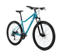 ATTABO VTT Femme Alpe 3.0 avec Cadre Aluminium Guidon Ergonomique 17" Freins Hydrauliques à Disque VTT Turquoise avec Roues 29" avec Accessoires Selle Réglable Dérailleur 24 Vitesses