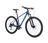 ATTABO VTT Homme Alpe 3.0 avec Cadre Aluminium Guidon Ergonomique 21" Freins Hydrauliques à Disque Bleu avec Roues 29" avec Accessoires Selle Réglable Dérailleur 24 Vitesses