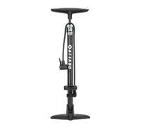 ATTABO WP.2 Pompe à vélo avec manomètre numérique jusqu'à 200 PSI (13,8 Bar) - Pompe à Pied avec tête de Valve Universelle pour Presta FV Schrader AV Dunlop DV - Base Robuste et poignée Ergonomique