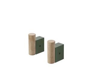 Attach Crochet Chêne/Vert Foncé 2 Pcs.