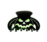 Attache à cheveux en acrylique brillant pour sorties d ' Halloween, portraits à thème, pince à cheveux ajourée, chignons de tous les jours, pince à cheveux d ' Halloween, accessoire lumineux, pince à