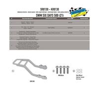 Attache Arrière GIVI SR8130 Top Case MONOLOCK/KEY SWM Six Days 500 2021-2023