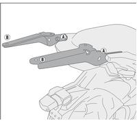 Givi Support de top case SR4114 pour Kawasaki Versys 650 (15-21) Monolock/Monokey Noir