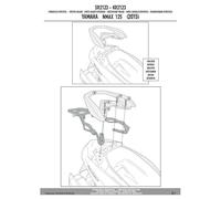 ATTACHE ARRIÈRE X BAULETTO MONOLOCK POUR YAMAHA 150 NMAX 2015-2020
