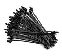 Attache Câble,100 Pièces Colliers Serre-Câble | Fixation Réutilisable avec Fermeture à Glissière pour Organisation Domestique et Travaux Électriques