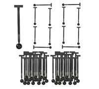 Attache Câble à Boucle | 100 Pièces Collier de Serrage pour Réparation Auto | Serre-Câble Robustes Multifonction pour Automobile outil de Fixation pour Projets | Pour Assemblage Maison Camion Pare-Cho