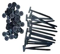 Attache Cable Attaches de câble universelles en nylon, boucle, goupille et bouton, attaches zippées, câbles fixes autobloquants, sangles fixation fil d'attache zippée(50pcs)