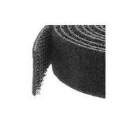 StarTech.com Attaches de câble à boucles auto-agrippantes en vrac - Rouleau de 7,6 m - Sangle pour câbles sur mesure - Noir - rouleau d'attache de câble