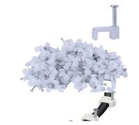 Attache-CâBle Avec Clou Le clou en acier de serre-câble 7 mm est utilisé for organiser le type fil et ligne fixe(100pcs)