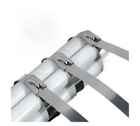 Attache-CâBle En Acier Inoxydable Attaches de câble en acier inoxydable, 20/200 pièces, sangles à fermeture éclair métal for enveloppe d'échappement Pour Enroulement D'échappement(4.6mmx150mm,200pcs)