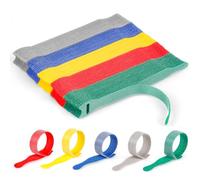 Attache Câble Scratch Serre Cable Bande Sangle Réutilisable Câble Management Facile à Couper pour Ranger et Organiser Tous Les Câbles,20mm de Large Non-adhésif Bande Hook & Loop…… (15cm x 12mm)