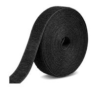 Attache Cable Scratch Velcro 2CMx10M, Ruban Auto-Agrippant Réutilisable | Réutilisable à volonté，Nylon mélangé de haute qualité，Découpez à la longueur exacte， Doux et sans risque pour vos câbles