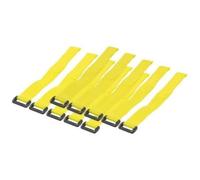 Attache câble Velcro - LOGILINK - KAB0015 - Jaune - 300 x 20 mm - 10 pièces
