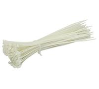 ATTACHE CABLES 300 x 4.8 BLANCS RILSAN (NATUREL) - 100 COLLIERS