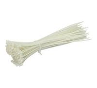 attache cables 300 x 4.8 blancs rilsan (naturel) - 100 colliers - Oc-pro G