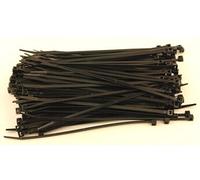 attache cables rilsan 200x4.8 noirs - 200 colliers plastiques -